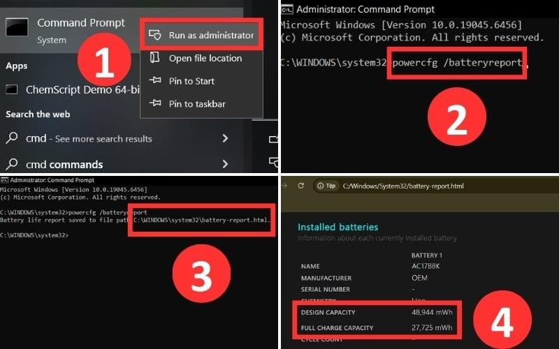 How to Check Laptop Battery Health in Windows 11